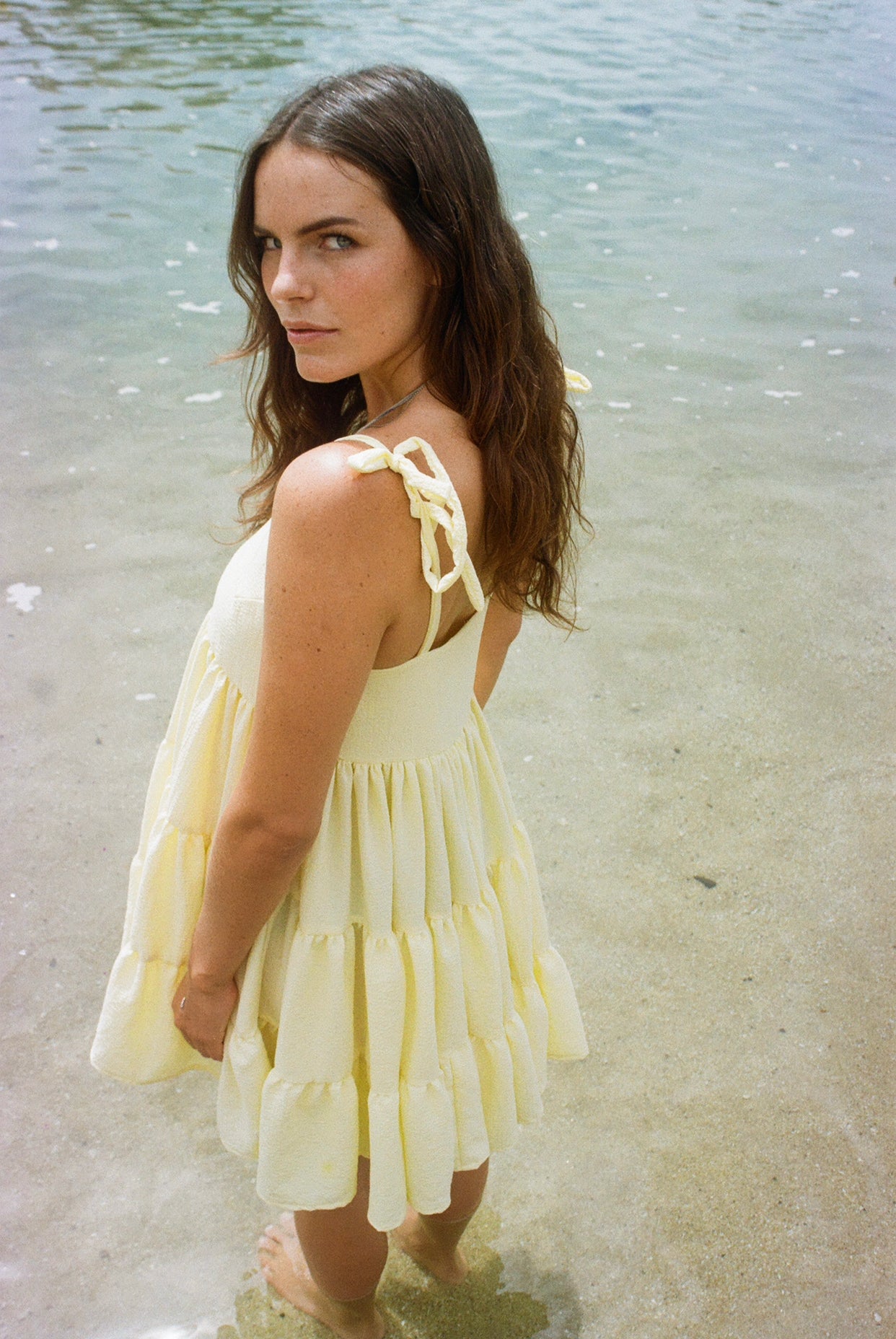 * New Baby Yellow Sundays Dress