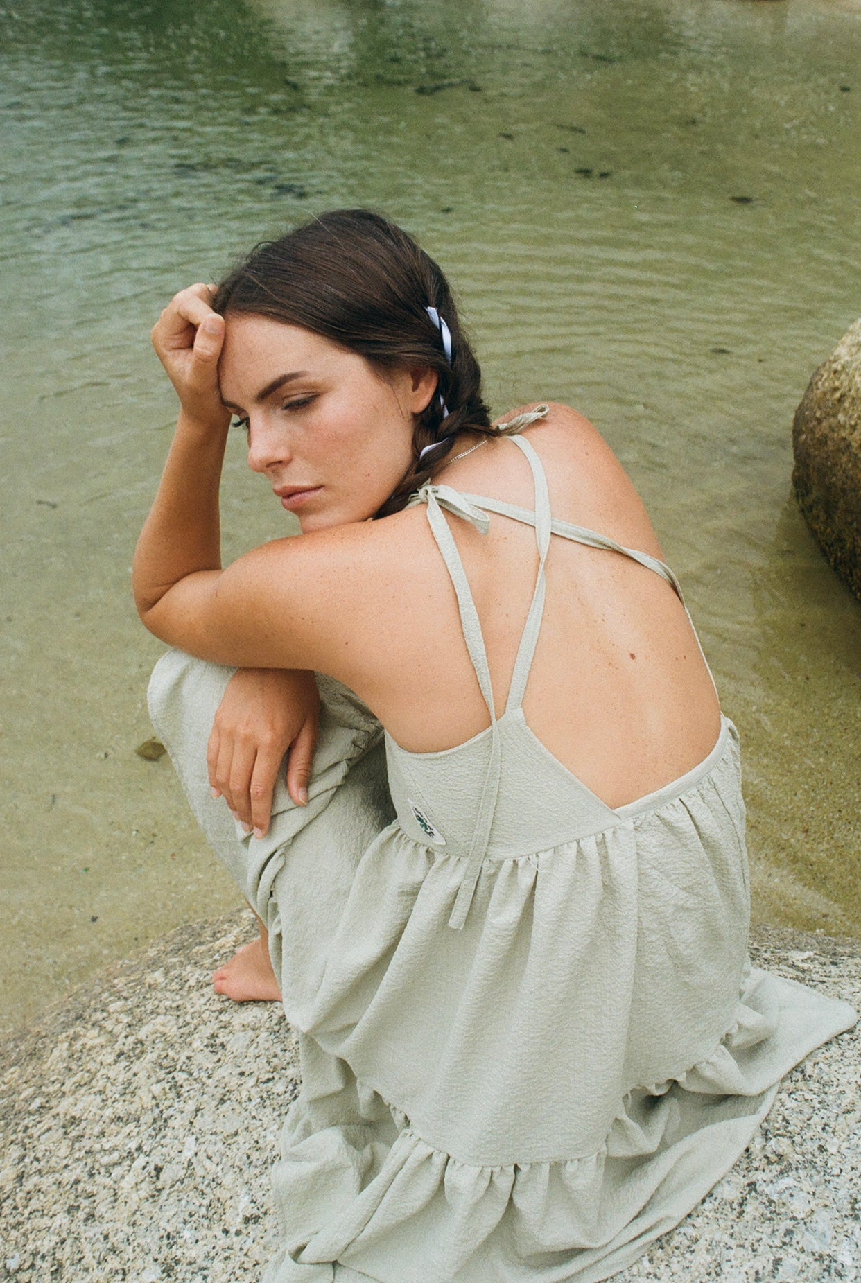 * Sage Green Katya Dress