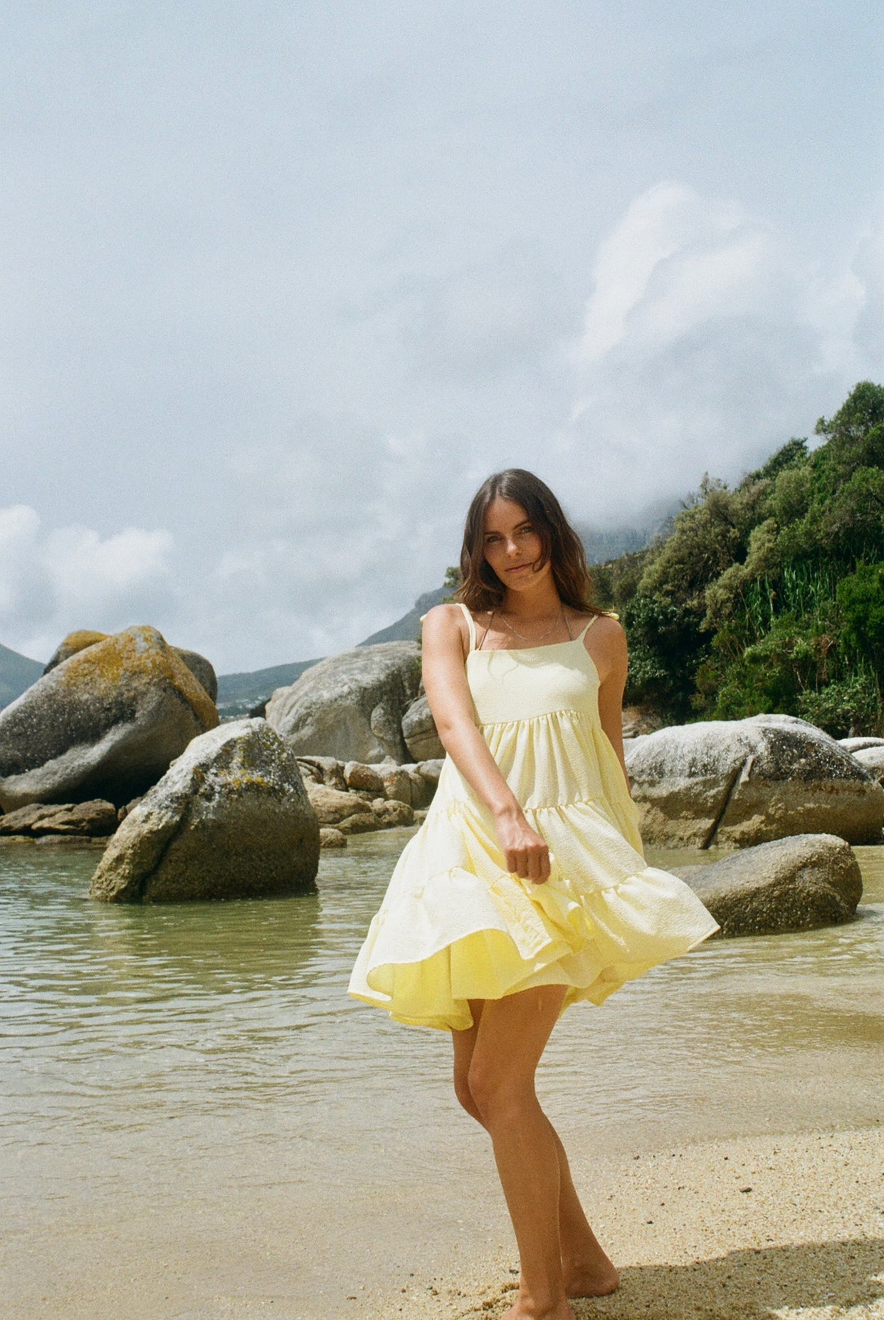* New Baby Yellow Sundays Dress