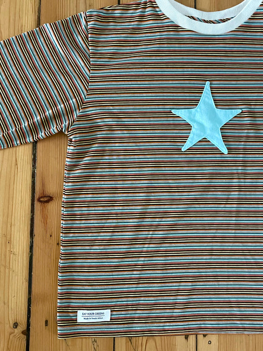 * Striped Long Sleeve Star