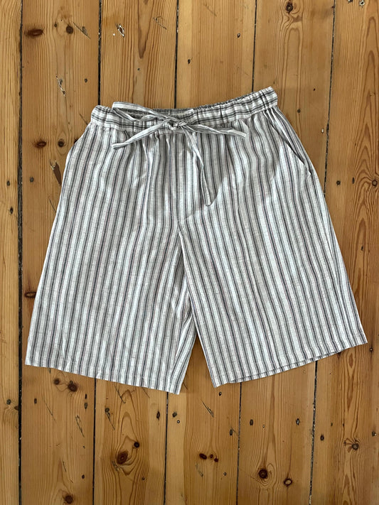 * Striped Baggy Swag Shorts