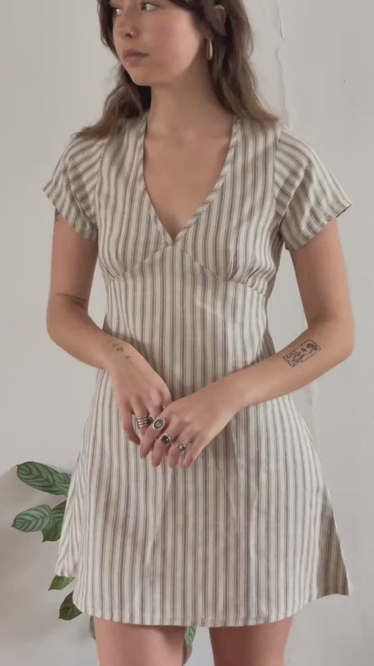 * Striped Dress