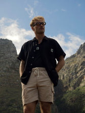 Load image into Gallery viewer, Black Linen Button Up ❀

